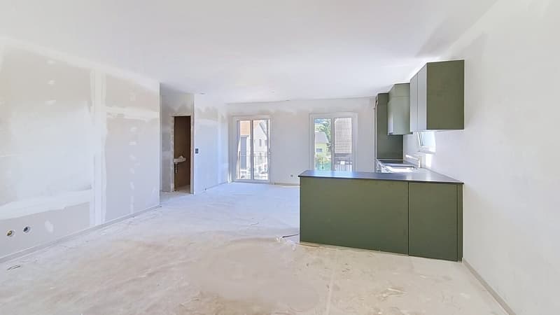 3 villas contiguës 5.5 pces avec jardin privatif à Dompierre / FR (4)