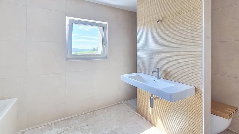 3 villas contiguës 5.5 pces avec jardin privatif à Dompierre / FR (8)