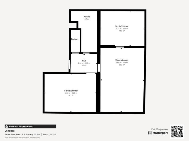 Appartement charmant de 3 pièces avec flair rénové - situé au centre de Lengnau (10)