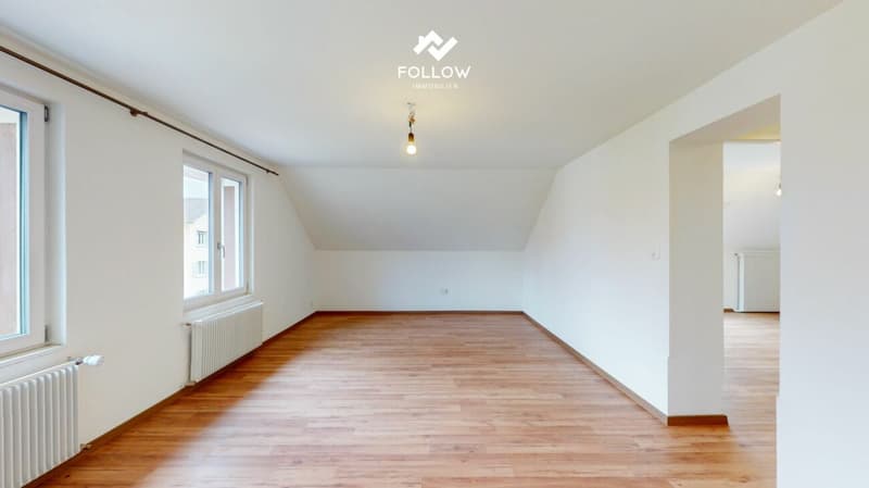 Appartement charmant de 3 pièces avec flair rénové - situé au centre de Lengnau (2)