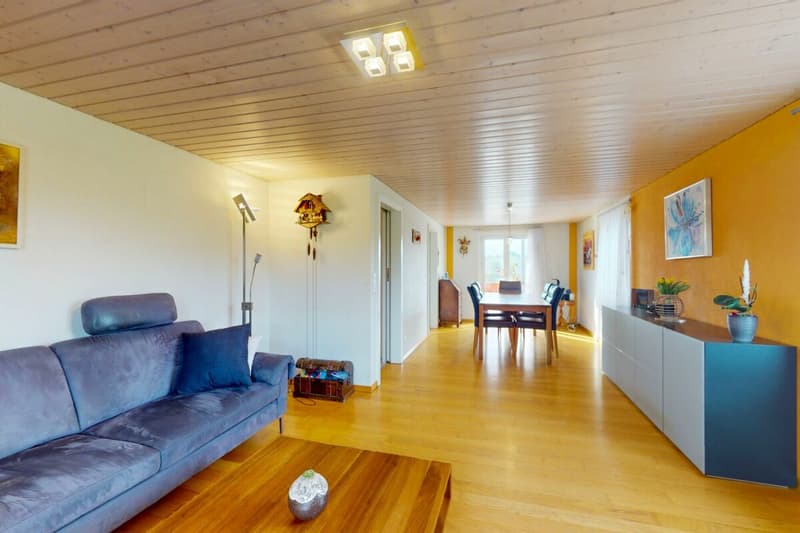 Charmante moitié de maison avec atelier et vue panoramique (10)