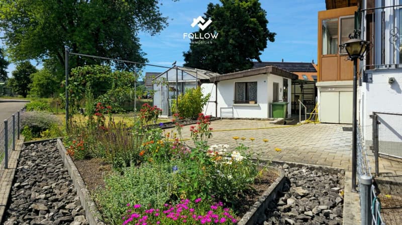 Oggetto di amore in una posizione premium assoluta: chalet con grande terreno direttamente sul fiume Aare (21)