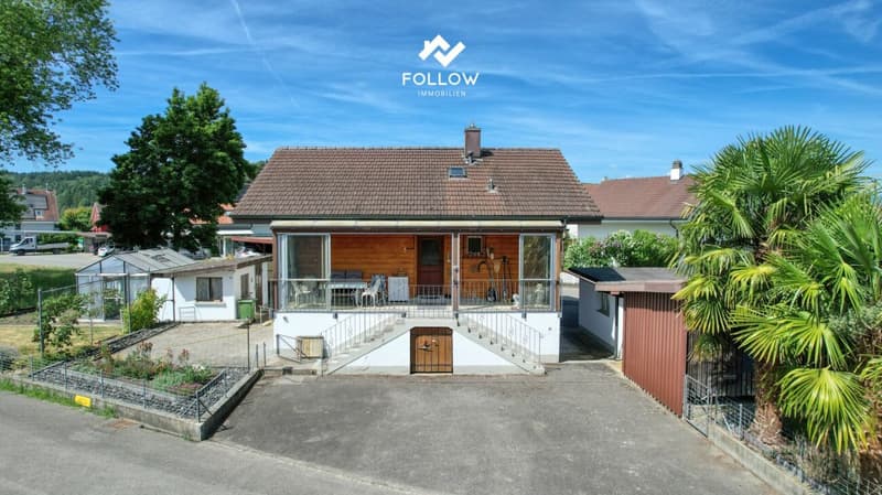 Oggetto di amore in una posizione premium assoluta: chalet con grande terreno direttamente sul fiume Aare (11)