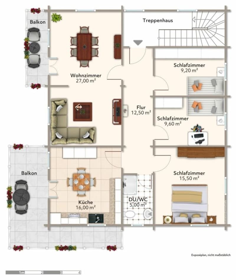 Grosse, teilrenovierte und familienfreundliche 4.5-Zimmer-Wohnung mit Balkon und Gartenanteil im Dorfzentrum von Fiesch (11)