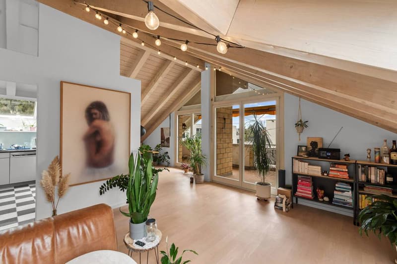 Charmante Dachwohnung an stadtnaher und sonniger Lage! (4)