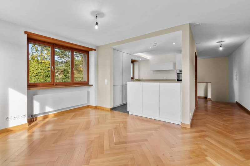 Appartamento a maisonnette con camino, area di seduta in giardino e 2 posti auto esterni! (3)