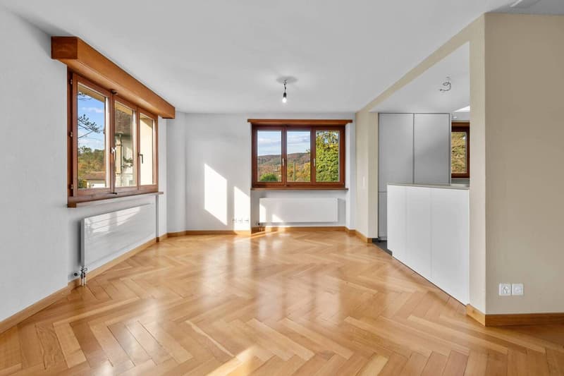 Appartamento a maisonnette con camino, area di seduta in giardino e 2 posti auto esterni! (2)