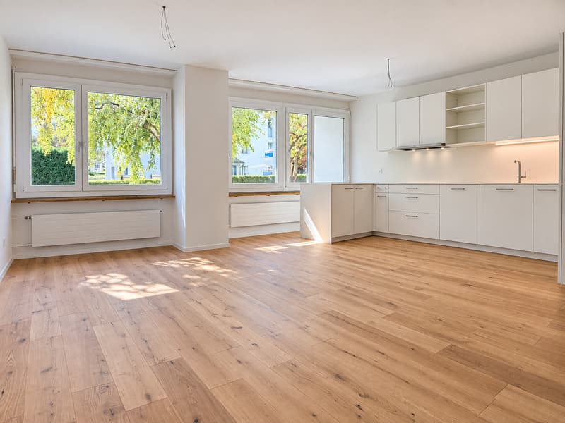 Frisch renoviert - neuwertige 4.5-Zimmer Erdgeschosswohnung in Horgen! (1)