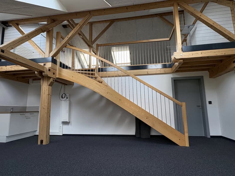 Schöne Gewerbefläche von 90 m2 in einem Doppelstock im alten Arsenal in Bex (2)