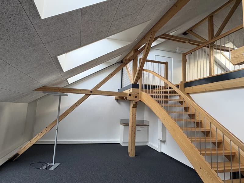 Schöne Gewerbefläche von 90 m2 in einem Doppelstock im alten Arsenal in Bex (3)