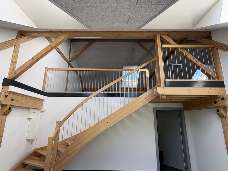 Schöne Gewerbefläche von 106 m2 in Duplex im alten Arsenal in Bex (4)