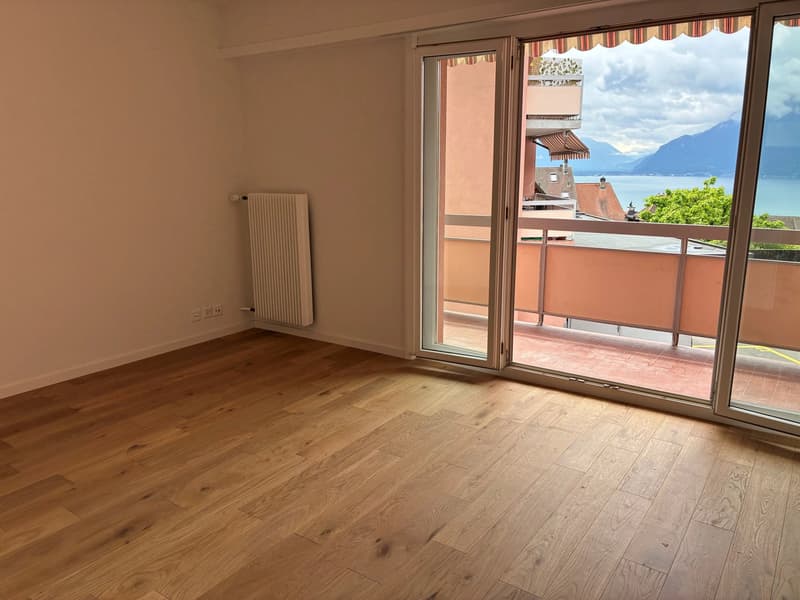 Beautiful apartment fully renovated with a view of the lake and the mountains located in the heart of Chexbres (2)