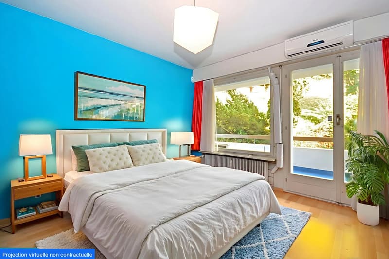 Apartment with 3.5 rooms and beautiful view of the lake and mountains (6)