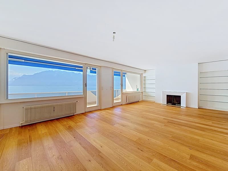 Aux portes de Vevey - Splendide appartement rénové avec place d'amarrage dans port privé (5)