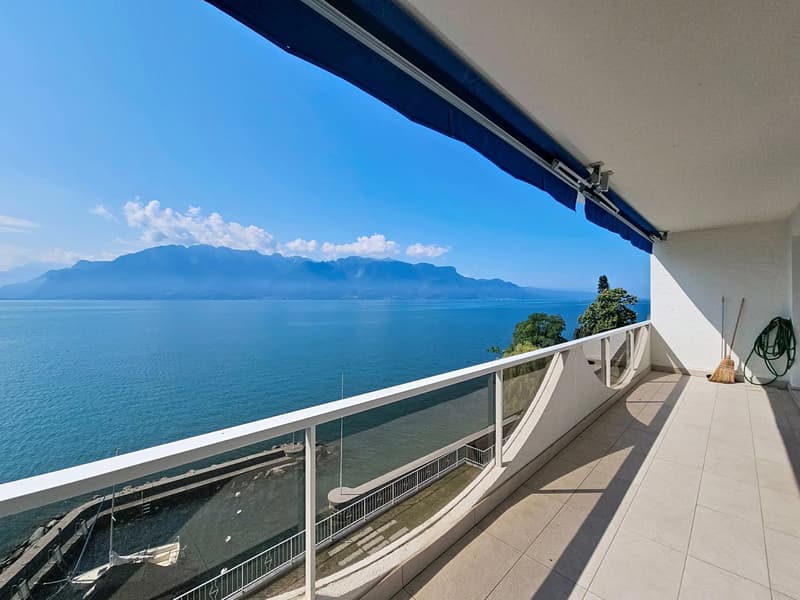 Aux portes de Vevey - Splendide appartement rénové avec place d'amarrage dans port privé (4)