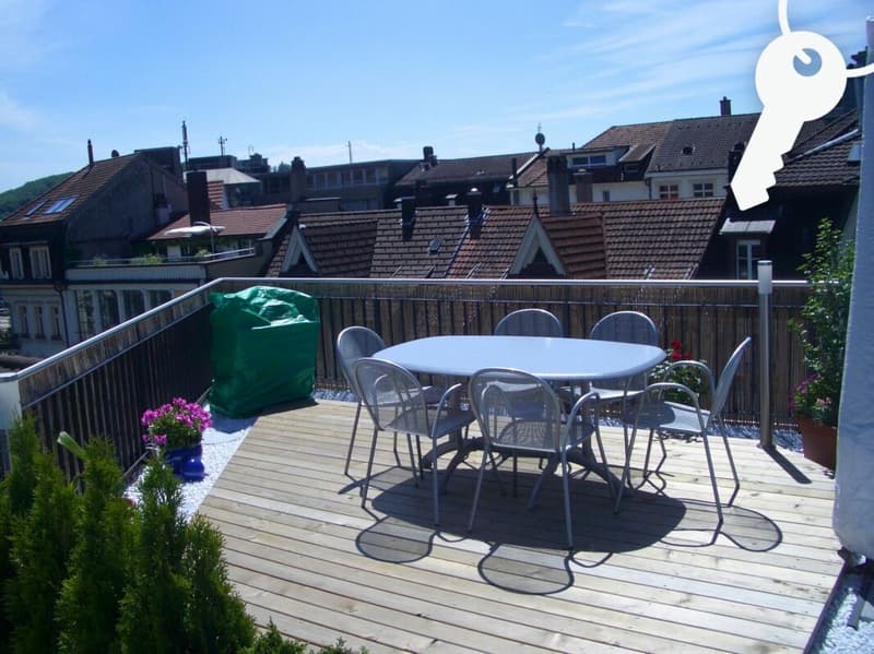 Beispielmöblierung Dachterrasse