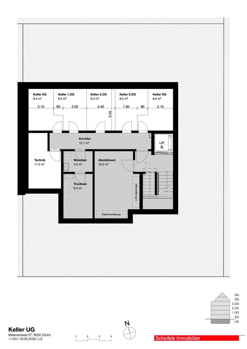 Charmante 3.5 bis 4.5-Zimmer-Wohnung mit Wintergarten und Balkon in Zürich-Oerlikon (5)