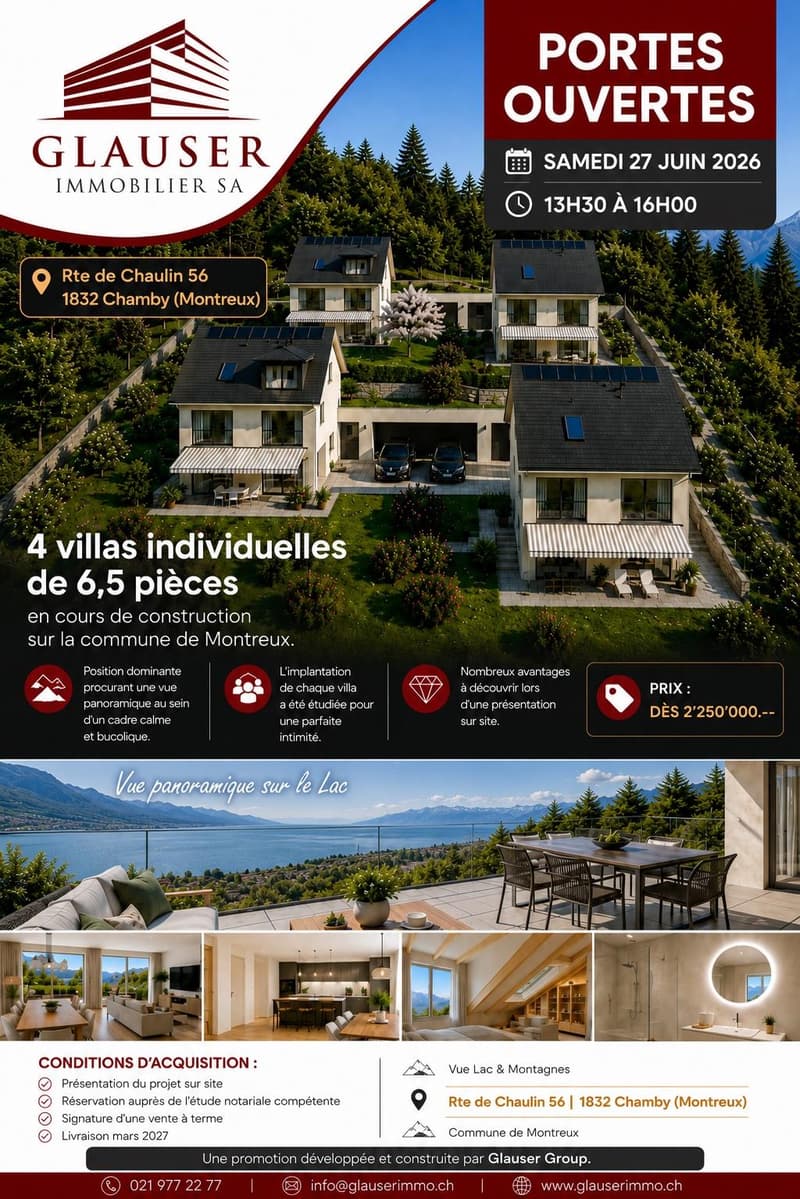 New individual villas | 6.5 rooms | Panoramic view (1)