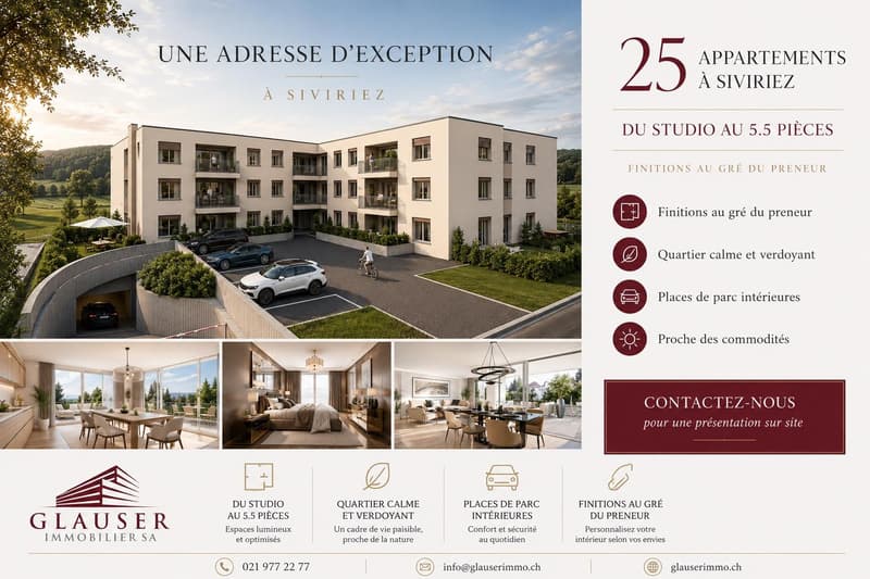 5.5 rooms new | Center of Siviriez (1)