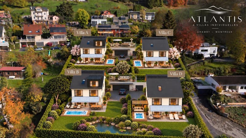 ATLANTIS | 4 villas individuelles d'exception | Chamby-Montreux (2)