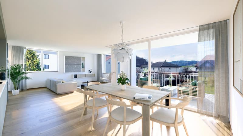 4,5 pièces neuf | Centre du village (7)