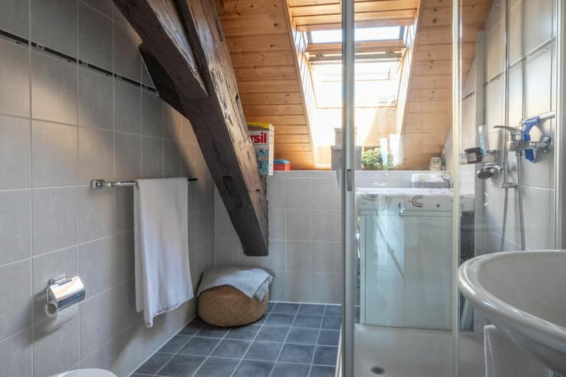 Appartement en attique avec vue lac et vignes (8)