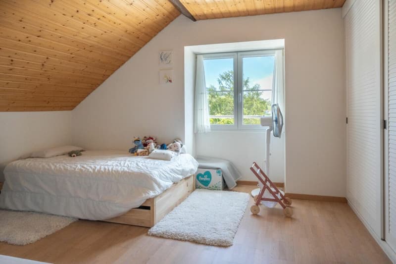 Appartement en attique avec vue lac et vignes (6)