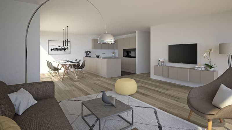 4.5-room terrace house with a view of the Alps and the Aare landscape (4)
