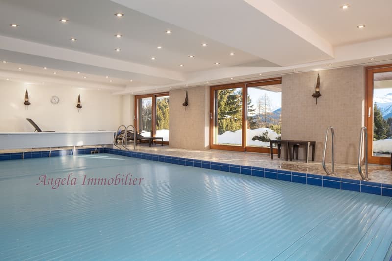 Stunning 3-Bedroom Apartment in the centre of Crans-Montana with SPA facilities (Ref. 2212) (15)