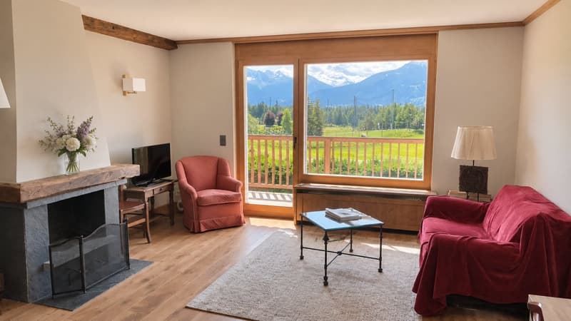 Grands Espaces 1 (2 brm) - centre of Crans (Ref. 2248) (3)