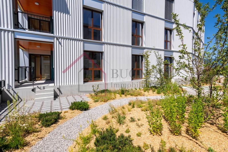 Loggia et jardin privatif