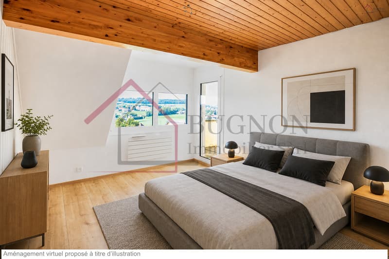 Chambre 1 aménagée