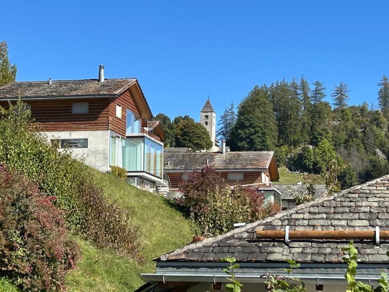Incantevole casa semidetachata 4.5 locali con panorama montano a Falera (29)