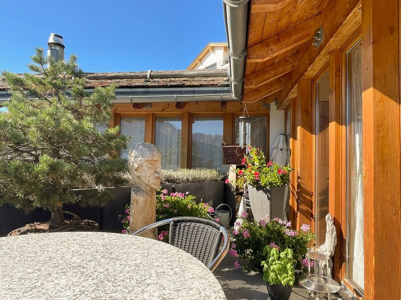 Incantevole casa semidetachata 4.5 locali con panorama montano a Falera (21)