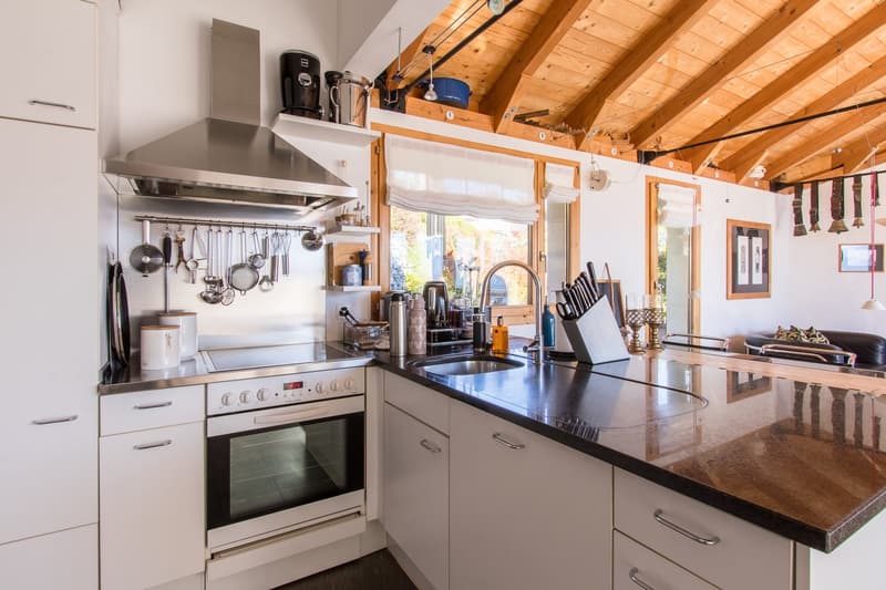 Incantevole casa semidetachata 4.5 locali con panorama montano a Falera (8)
