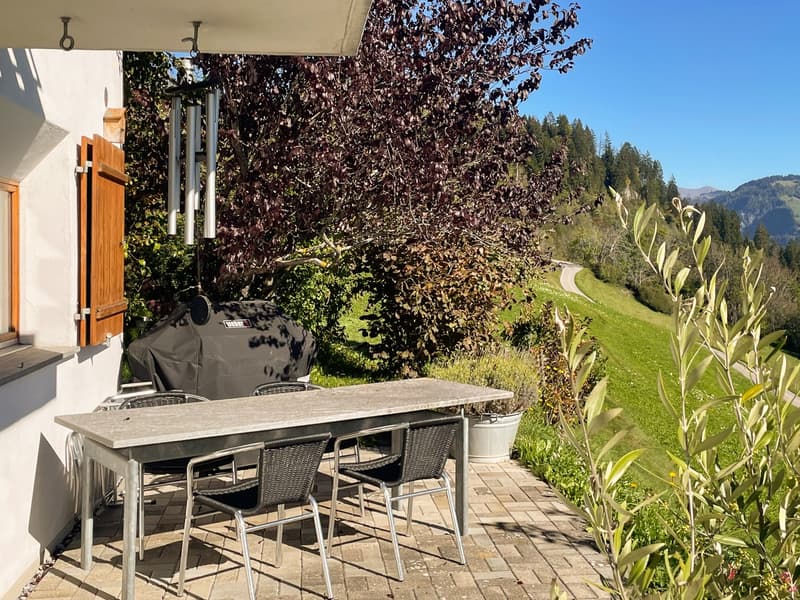 Incantevole casa semidetachata 4.5 locali con panorama montano a Falera (32)
