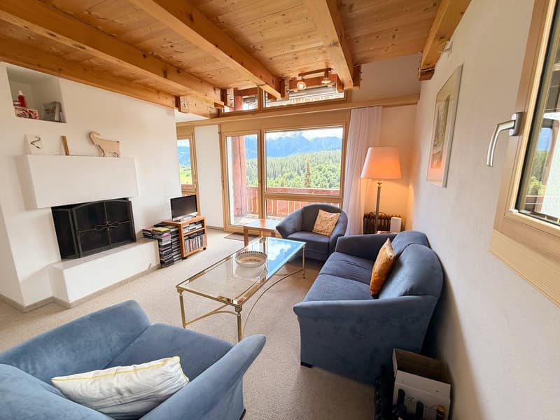 Charming 3.5-room maisonette apartment with panoramic view in Flims Dorf (19)