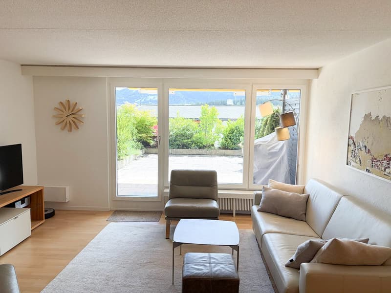 Delizioso appartamento 2 locali con terrazza e vista splendida a Flims-Dorf (14)