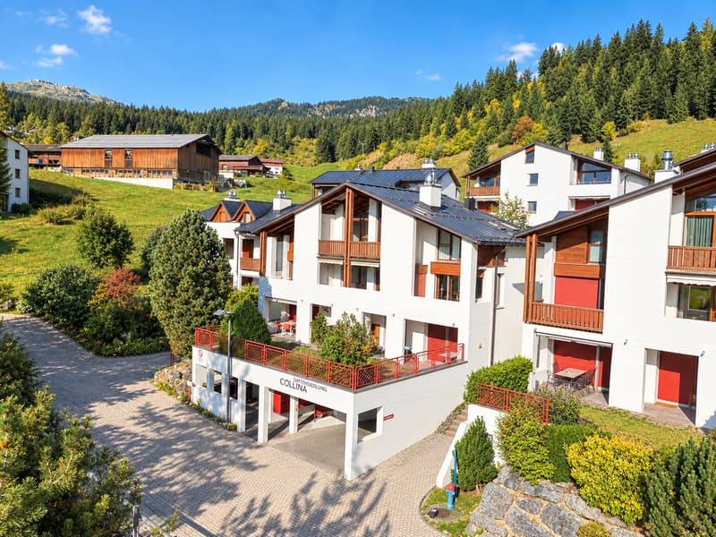 Charmante 2.5-Zimmer-Maisonette-Wohnung mit Bergpanorama in Flims-Dorf (1)