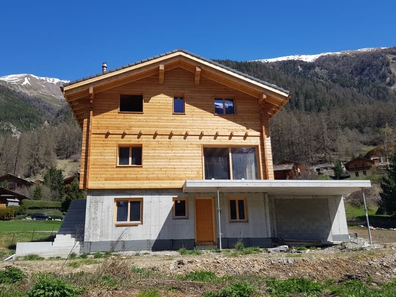 Chalet under construction - Finishes to tenant's taste - Main residence - Evolène (3)