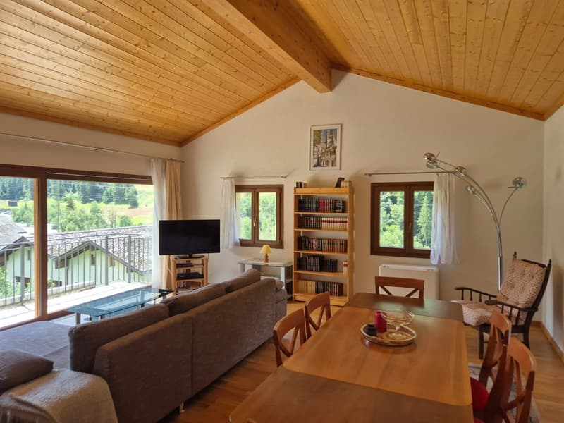 Charming attic apartment - Spectacular view - 90 m2 - Evolène (6)