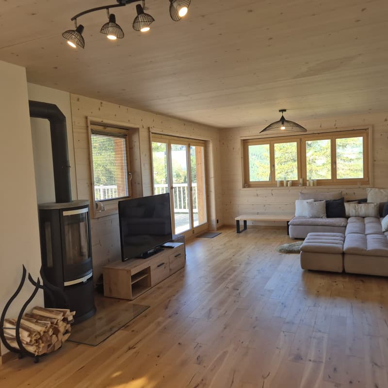 Modern Chalet – Exceptional Panoramic View - 306 m2 - Villaz / Evolène (8)