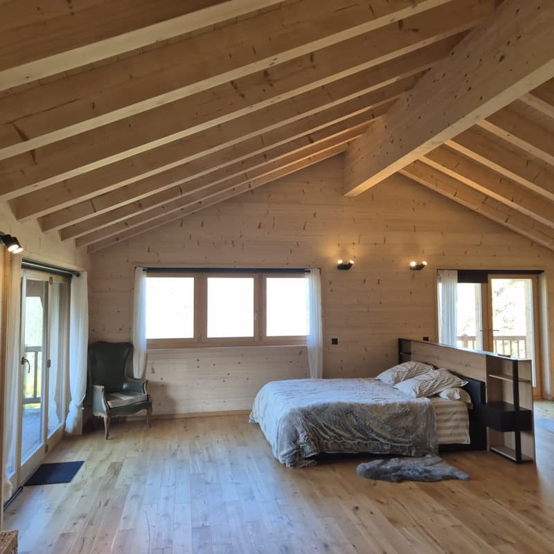 Modern Chalet – Exceptional Panoramic View - 306 m2 - Villaz / Evolène (10)