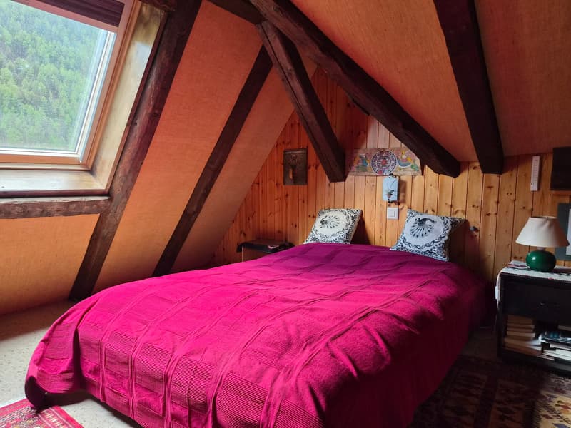 Attic studio in historic building - Evolène - 60 m2 (7)