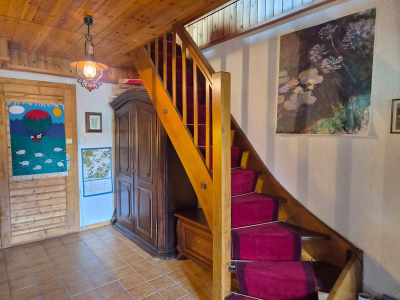 Attic studio in historic building - Evolène - 60 m2 (6)
