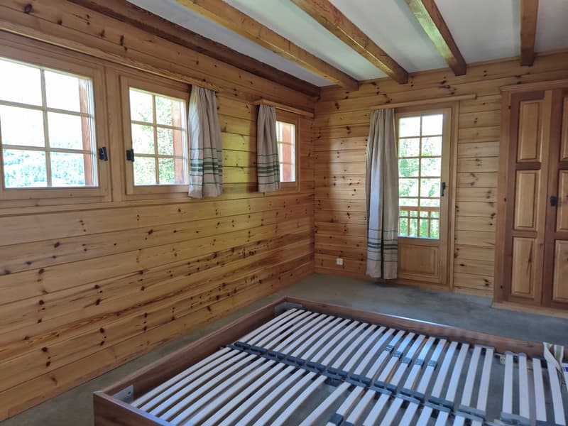Chalet de caractère à Villa (Evolène) - Vue panoramique - Ensoleillement maximal (9)