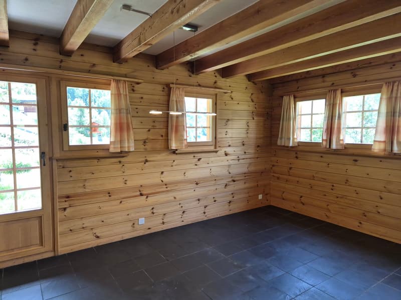 Chalet de caractère à Villa (Evolène) - Vue panoramique - Ensoleillement maximal (5)