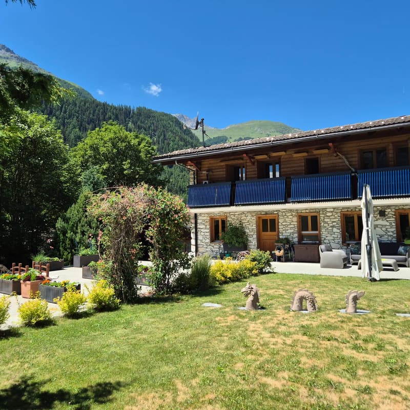 Propriété unique avec habitation atypique - Evolène (1)