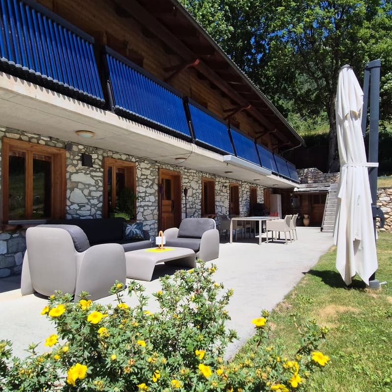 Propriété unique avec habitation atypique - Evolène (2)