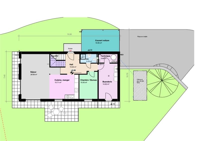 FOR SALE - Villa/Chalet on plans - (two steps from Vue des Alpes) (7)